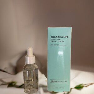 Smooth & Lift Collagen Facial Serum with Peptides, Hyaluronic Acid & Squalane